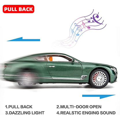 Bentley Continental Gt 1:24 Diecast Scale Model Car