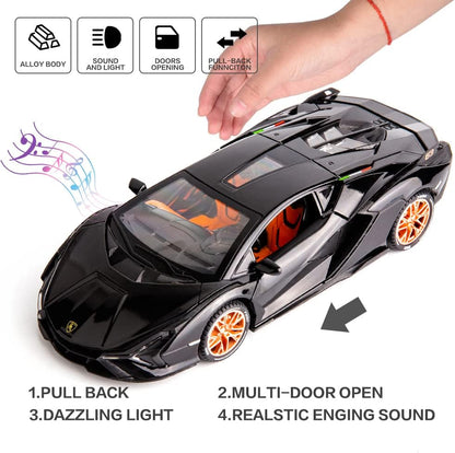 Lamborghini Sián FKP 37 Collectible 1:24 Diecast Scale Model Car