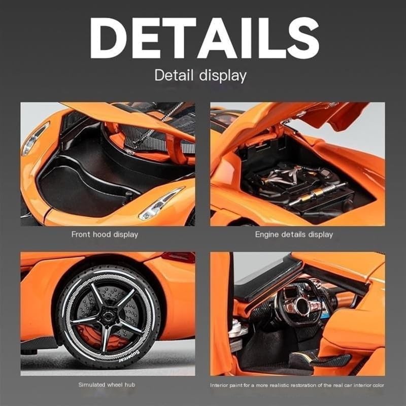 Koenigsegg Jesko sports 1:24 Diecast Scale Model Car