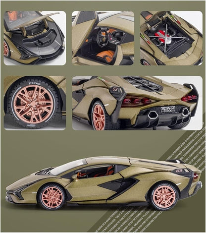 Lamborghini Sián FKP 37 Collectible 1:24 Diecast Scale Model Car