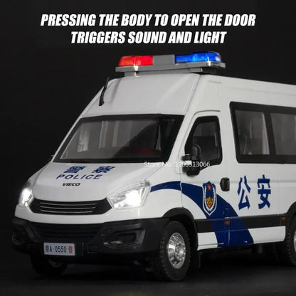 Iveco Police Van 1:24 Diecast Scale Model