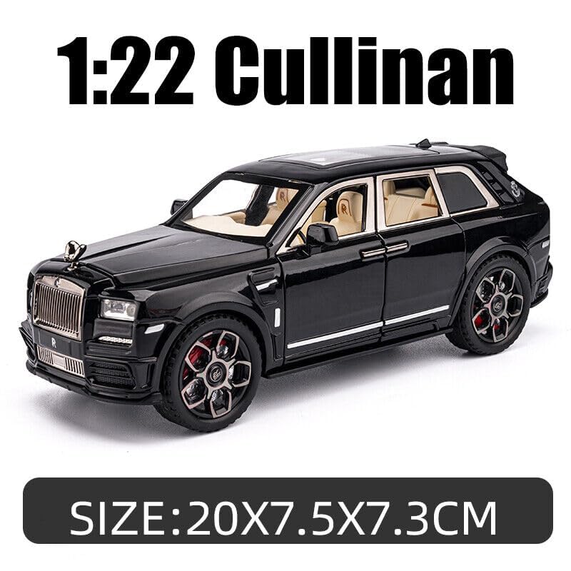 Rolls Royce Cullinan White-Red 1:24 Diecast Scale Model Car