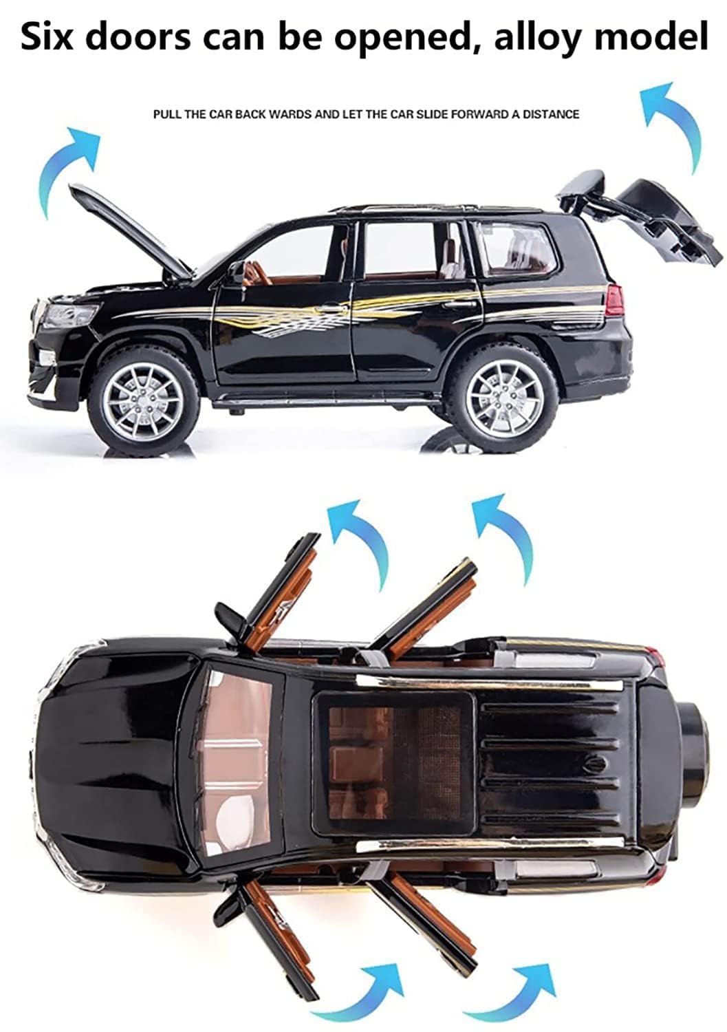 Toyota Land Cruiser Prado LC200 1:24 Diecast Scale Model