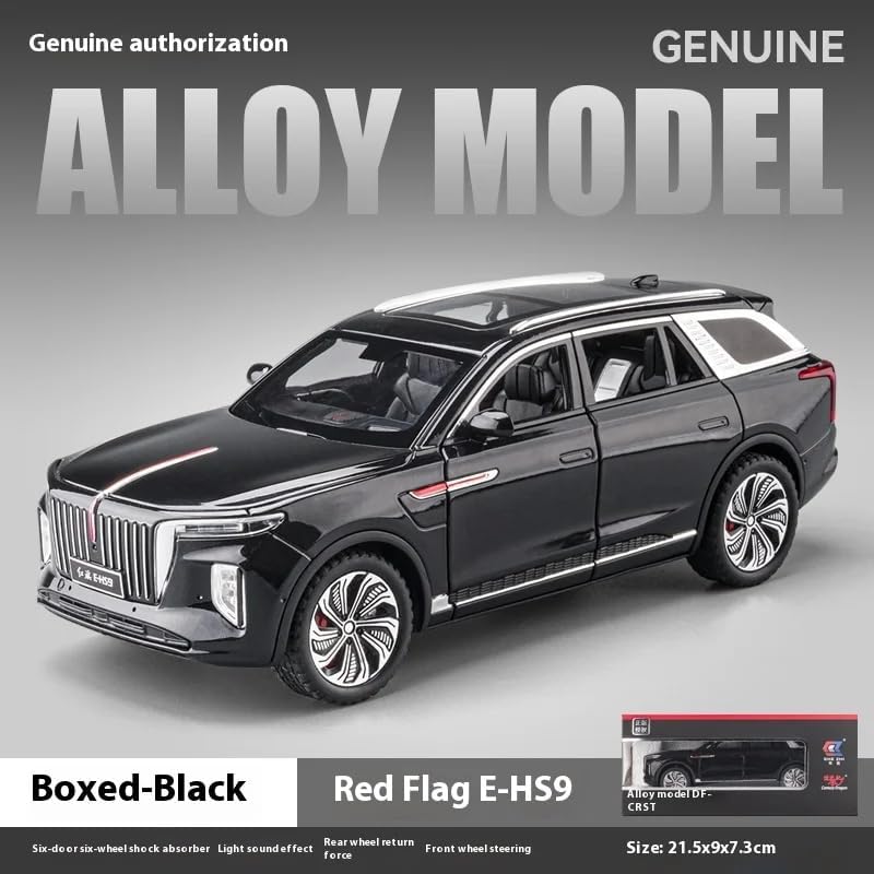 Hongqi E-HS9 luxury SUV 1:24 Diecast Scale Model Car