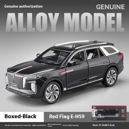 Hongqi E-HS9 luxury SUV 1:24 Diecast Scale Model Car