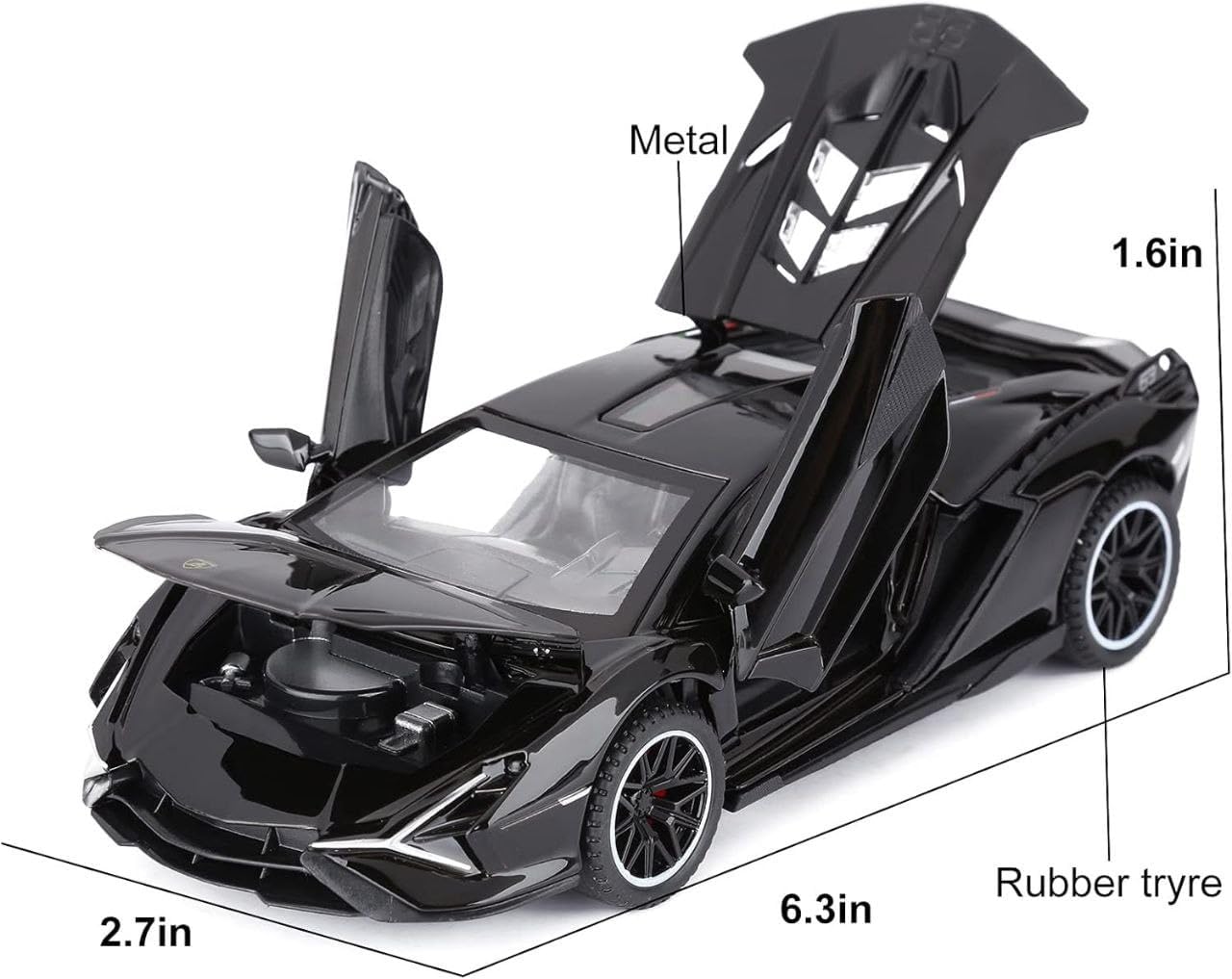 Lamborghini Sian 1:24 Diecast Scale Model Car