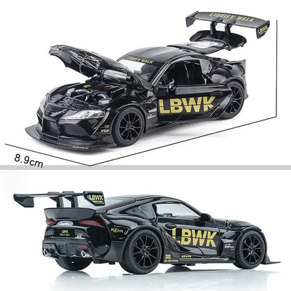 Toyota Supra Gr Lbwk 1:24 Diecast Scale Model Car