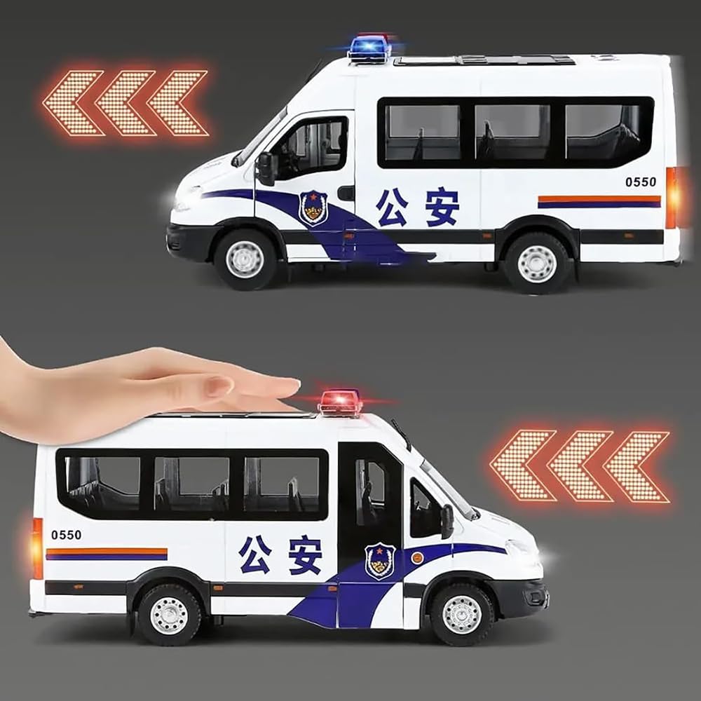 Iveco Police Van 1:24 Diecast Scale Model