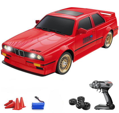 BMW Classic Red Drift With Remote & Accessories Car 1:18 Scale