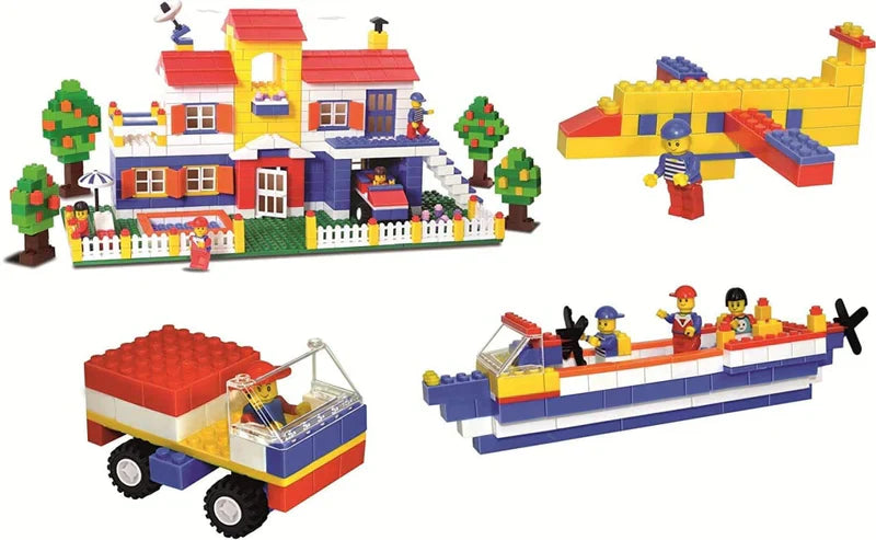 COLOURED 900+PCS MEGA JUMBO ARCHITECT BUILDING BLOCKS WITH ATTRACTIVE BLOCKS&SMOOTH ROUNDED EDGES-BUILDING BLOCKS FOR KIDS AS WELL AS ADULTS TOY