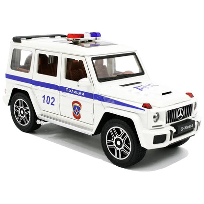 Mercedes-Benz G-Wagon Brabus police 1:24 diecast scale model car