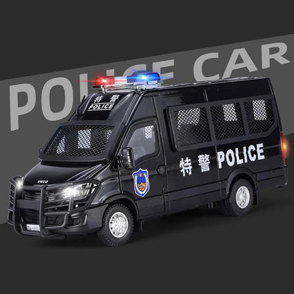 Iveco Police Van 1:24 Diecast Scale Model
