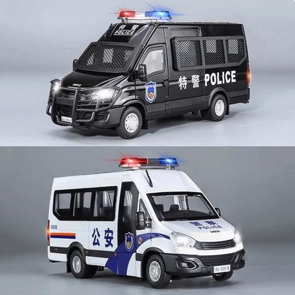 Iveco Police Van 1:24 Diecast Scale Model