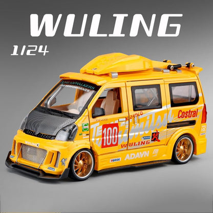 Wuling Track Sports Van 1:24 Diecast Scale Model Car