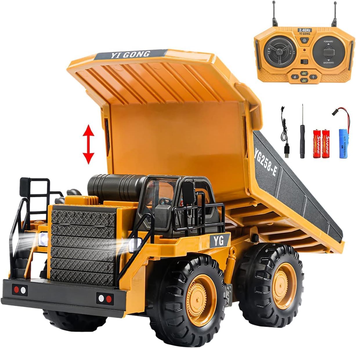 REMOTE CONTROL CONSTRUCTION DUMP TRUCK TOYS