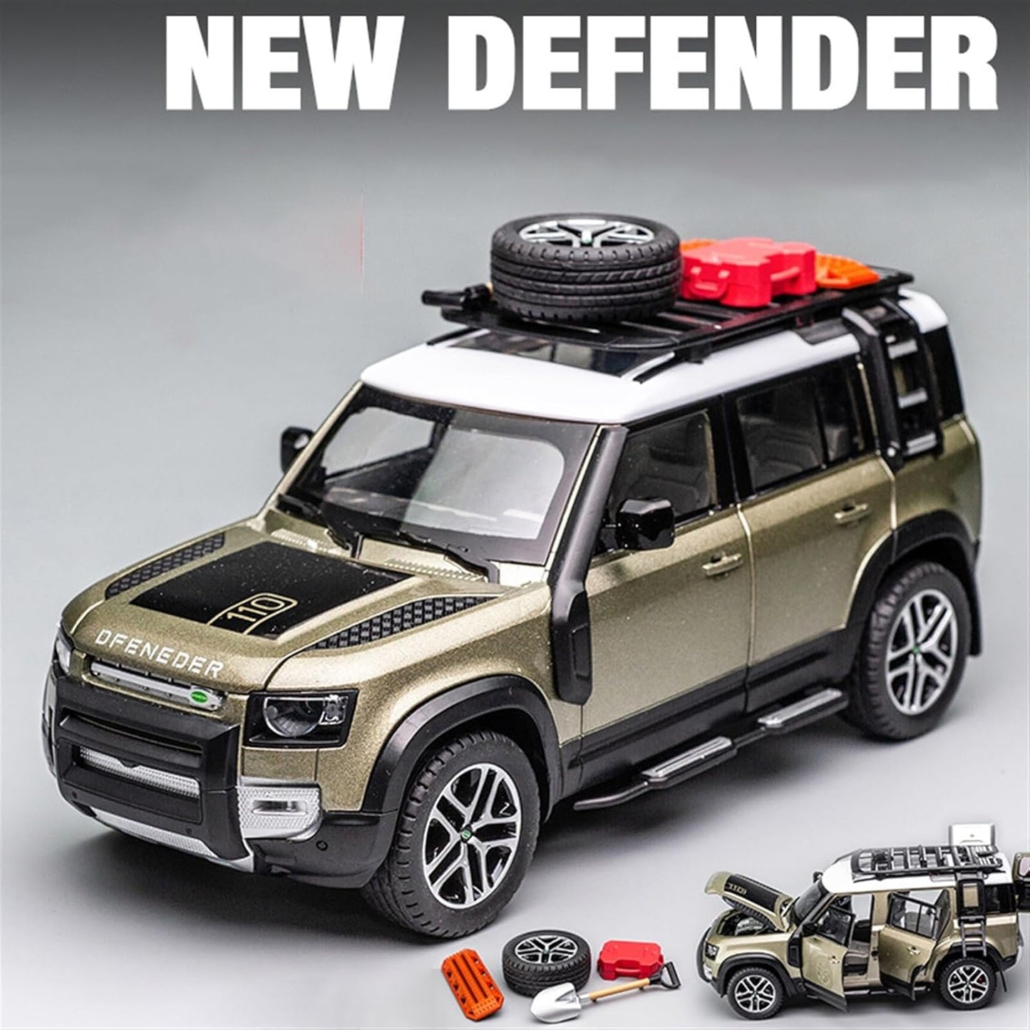Land Rover Defender 110 1:24 diecast Scale Model car