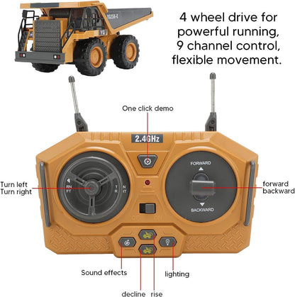 REMOTE CONTROL CONSTRUCTION DUMP TRUCK TOYS