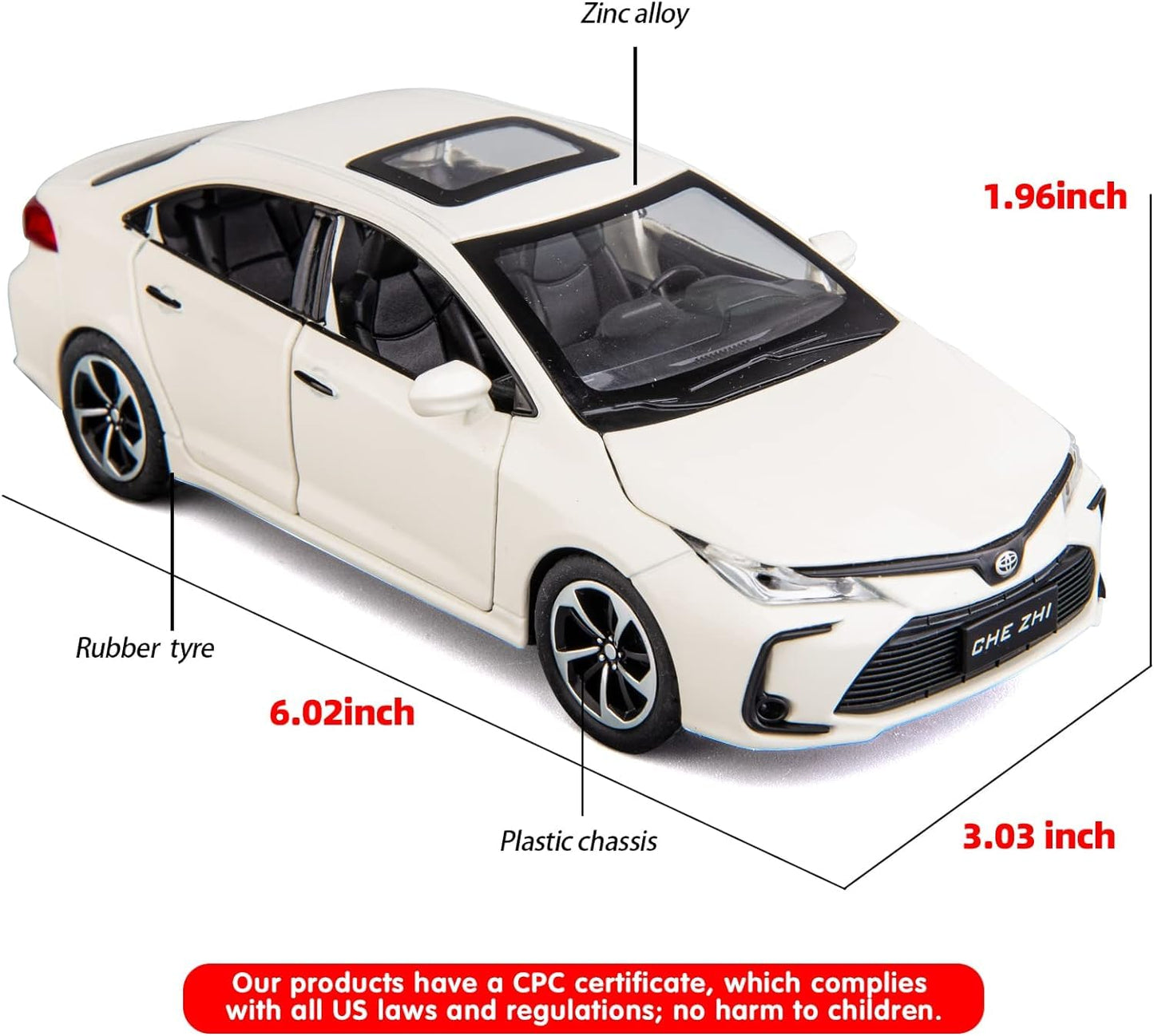 Toyota Corolla 1:24 Diecast Scale Model Car