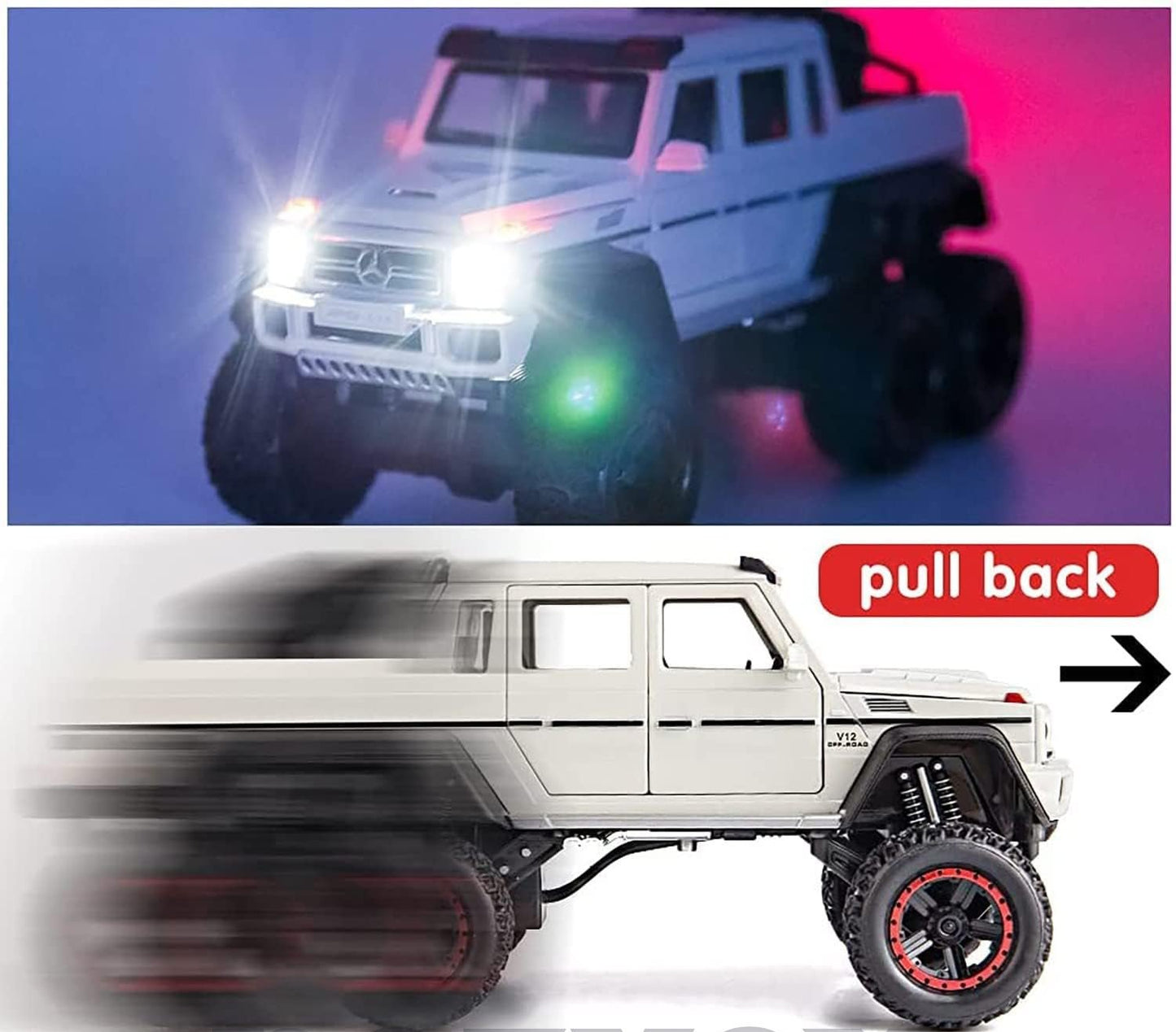 Mercedes Benz G63 AMG 6x6 1:24 Diecast Scale Model Car