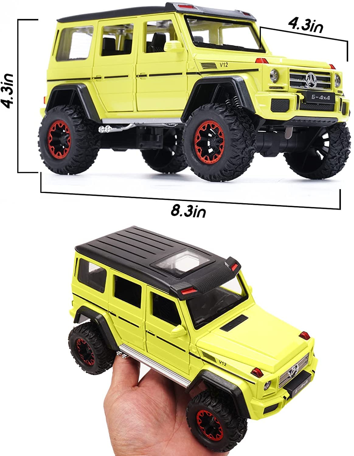 Mercedes Amg G500 4x4 1:24 Diecast Scale Model Car