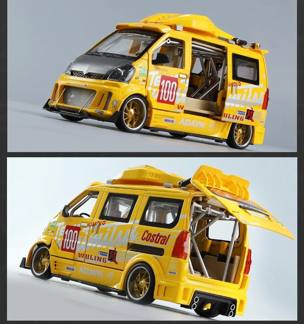 Wuling Track Sports Van 1:24 Diecast Scale Model Car