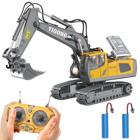 RC Excavator JCB Toy 11 Channel RC 1:20 Scale 2.4Ghz Construction Vehicles
