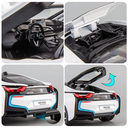 Bmw I8 1:24 Diecast Scale Model Car