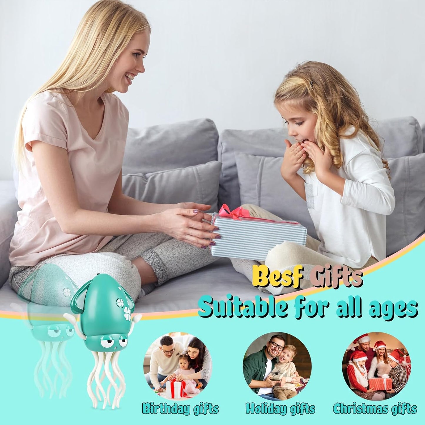 Electric Dancing Octopus Baby Toy