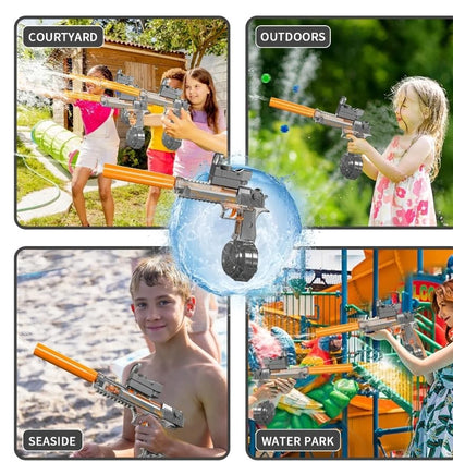 Desert Eagle-style electric automatic water gun