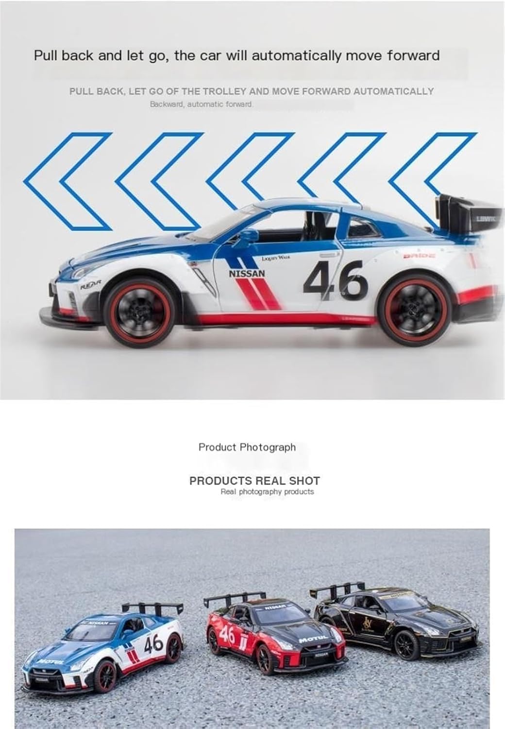 Nissan GT-R R35 1:24 Diecast Scale Model Car