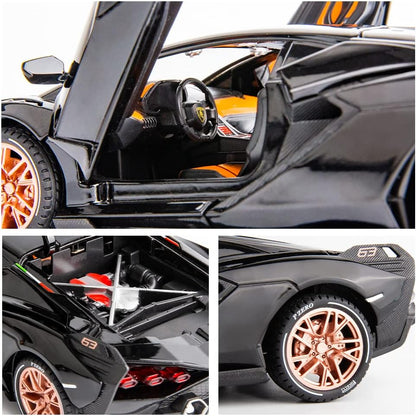 Lamborghini Sián FKP 37 Collectible 1:24 Diecast Scale Model Car