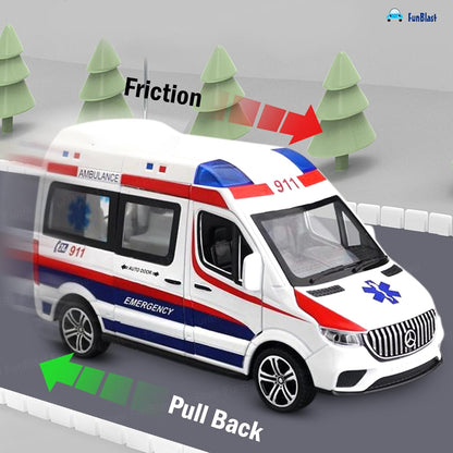 Mercedes Benz Ambulance Van 1:24 Diecast Scale Model Car