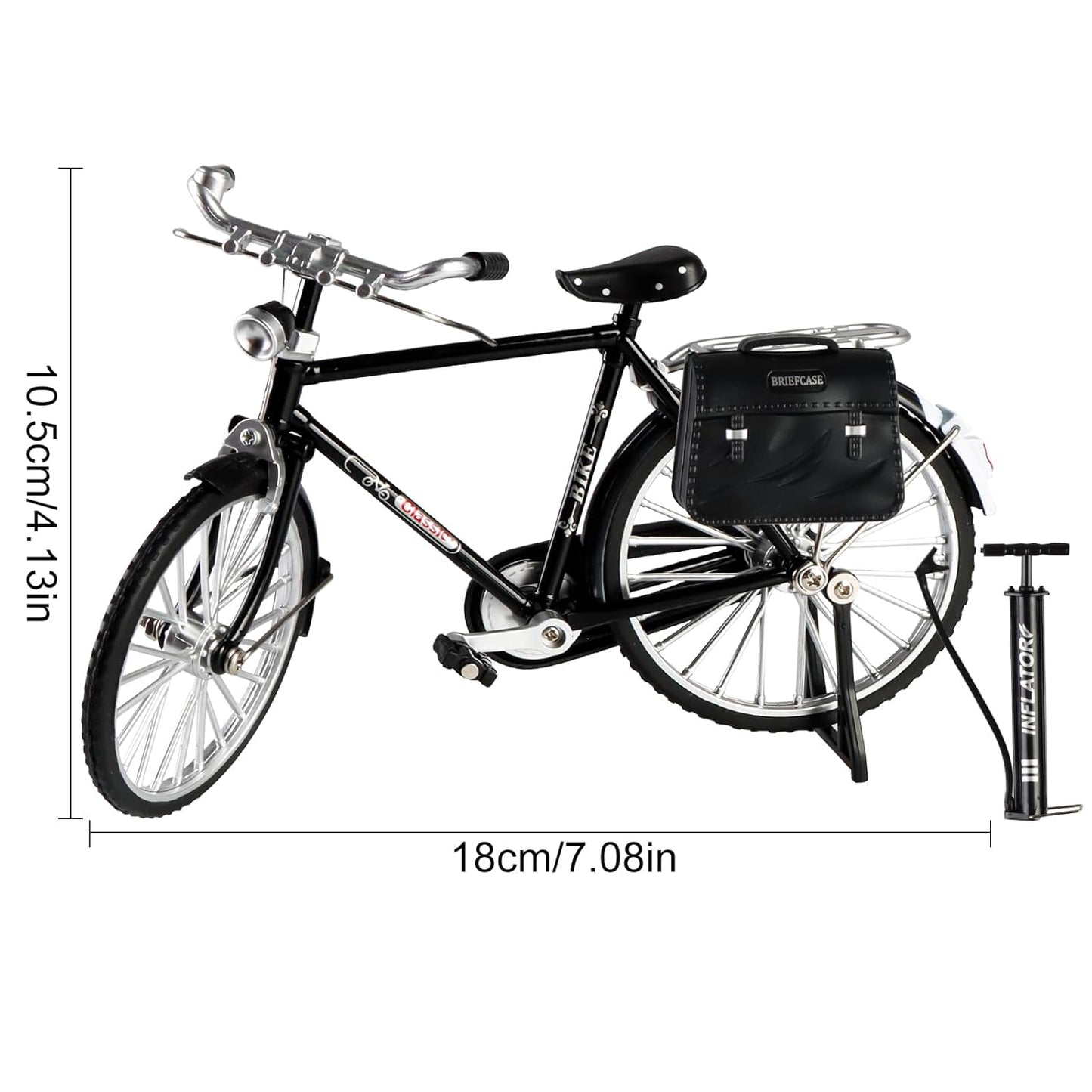 Vintage bicycle 1:10 diecast scale model