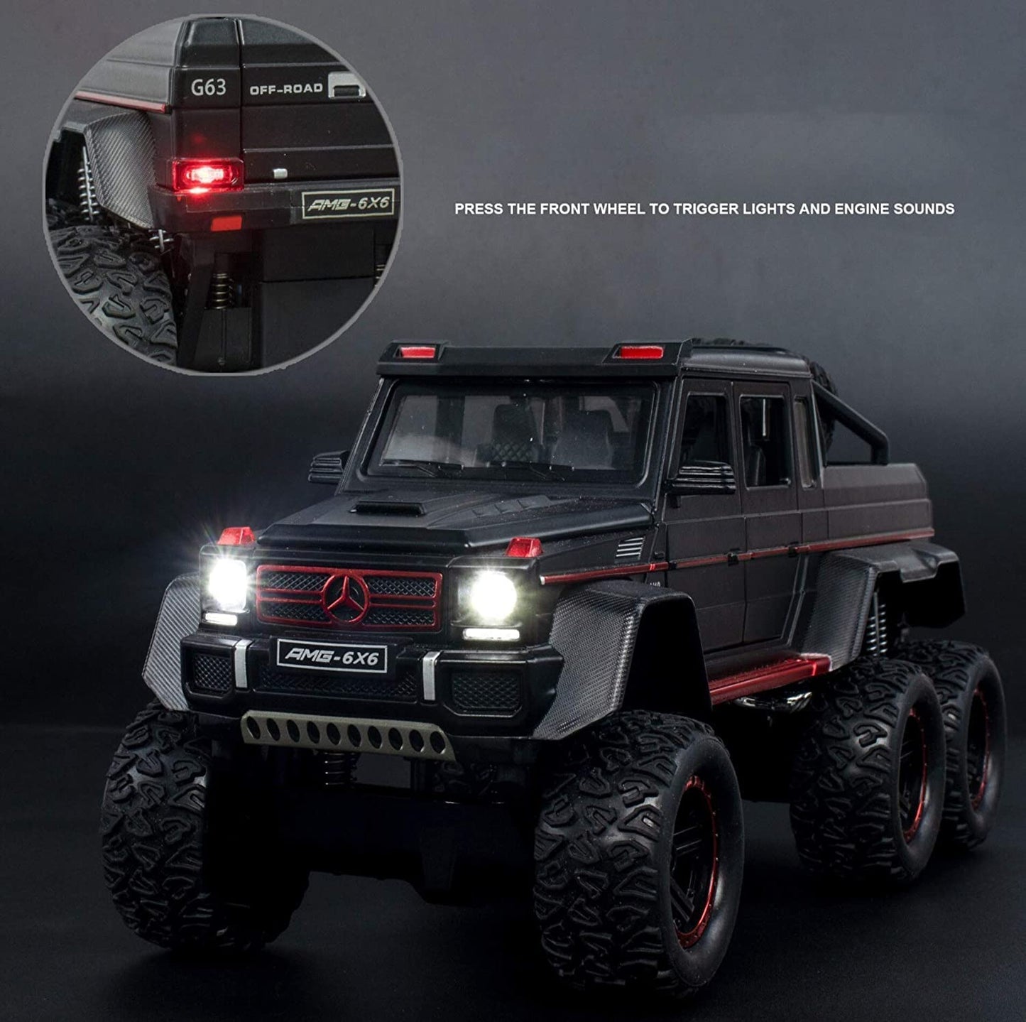 Mercedes Benz G63 AMG 6x6 1:24 Diecast Scale Model Car