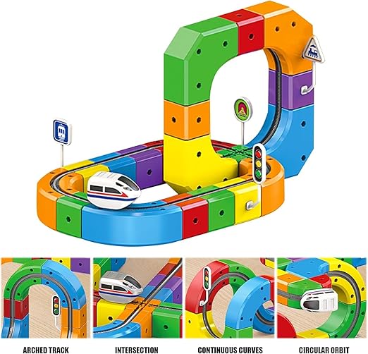 51pcs Electric Train - STEM Educational Flexible Race Track
