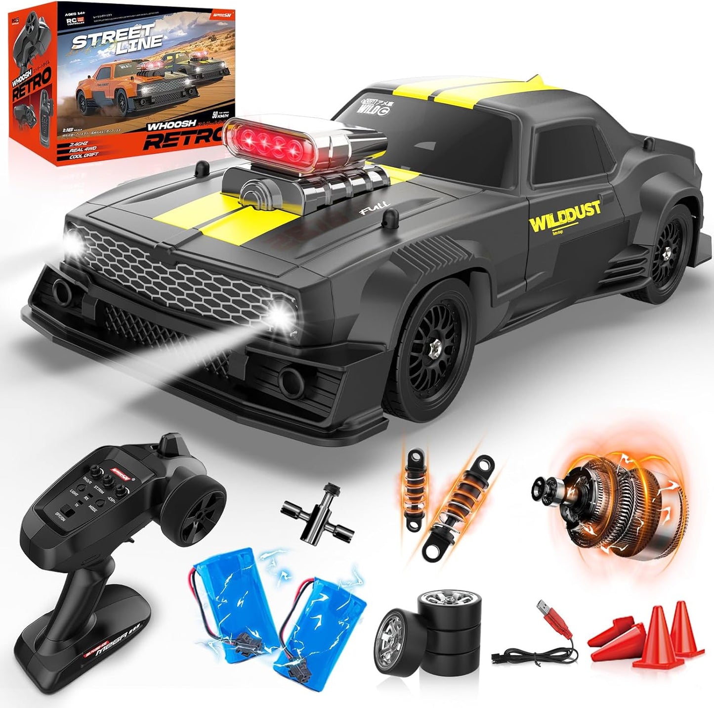Remote Control Racing Drift Car 1:16 Scale