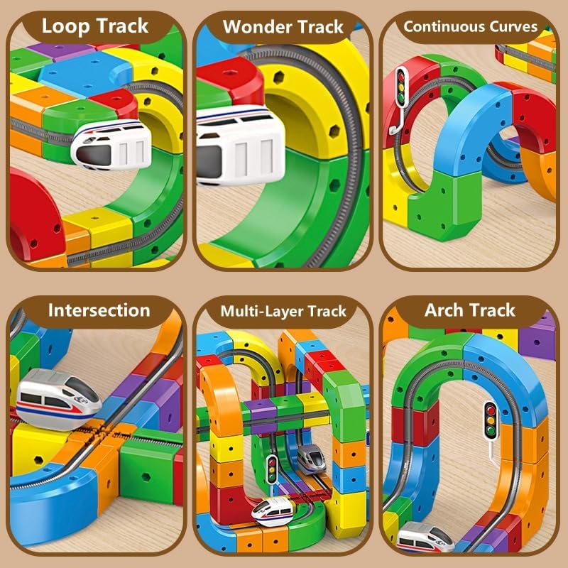 51pcs Electric Train - STEM Educational Flexible Race Track