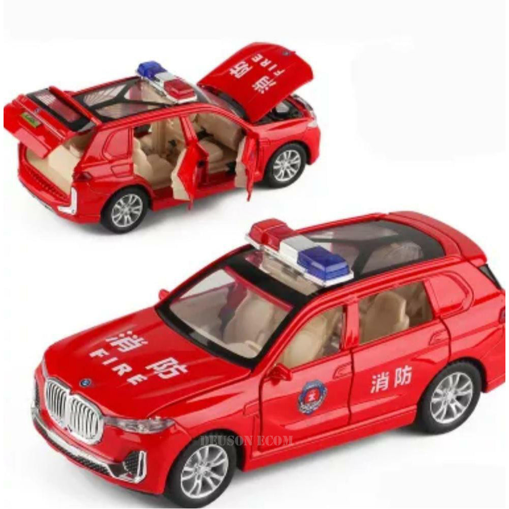 BMW X7 police vehicle 1:24 Diecast Scale Model Car