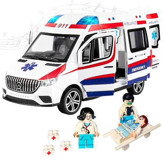 Mercedes Benz Ambulance Van 1:24 Diecast Scale Model Car