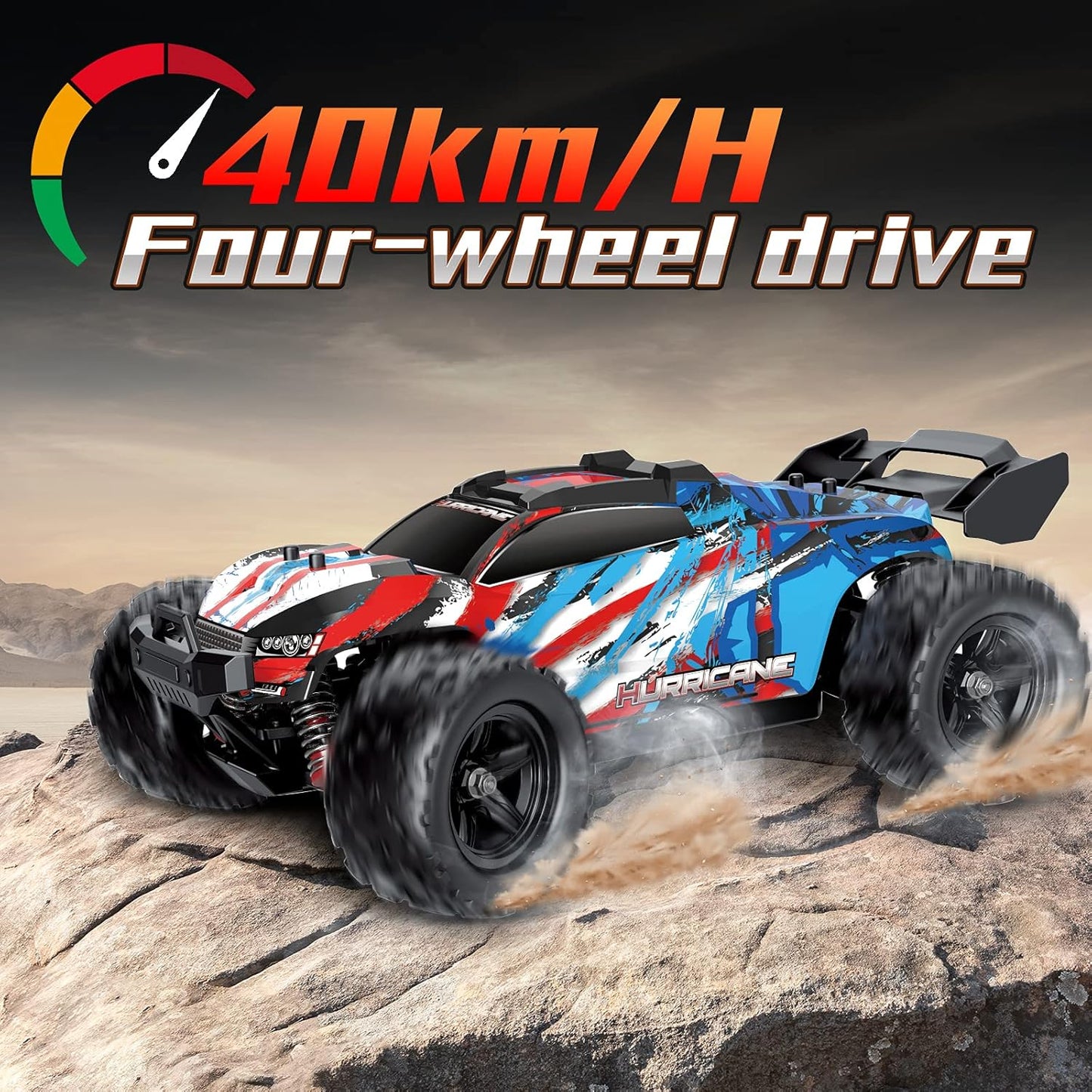 Hurricane radio-controlled (RC) high-speed remote control truck