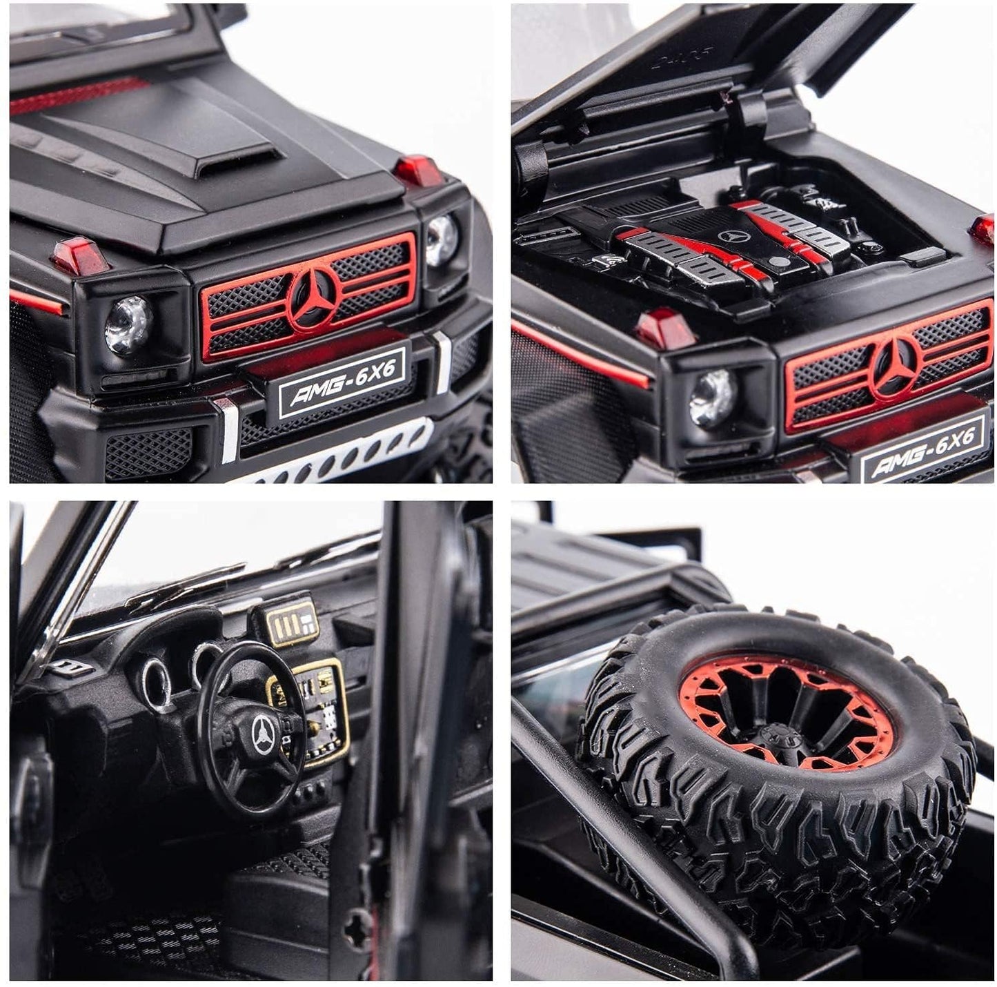 Mercedes Benz G63 AMG 6x6 1:24 Diecast Scale Model Car