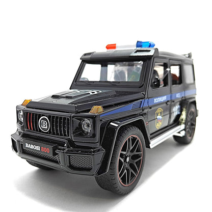 Mercedes-Benz G-Wagon Brabus police 1:24 diecast scale model car