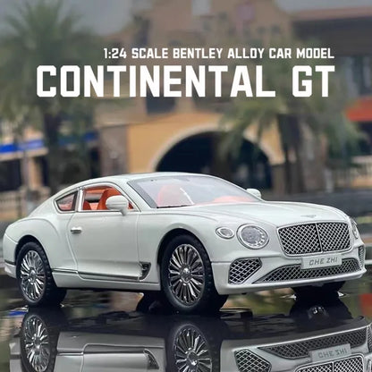 Bentley Continental Gt 1:24 Diecast Scale Model Car