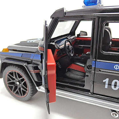 Mercedes-Benz G-Wagon Brabus police 1:24 diecast scale model car