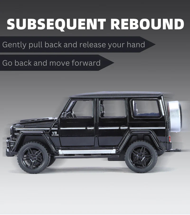 Mercedes-benz G63 Pick-up Trailer 1:24 Diecast Scale Model Car
