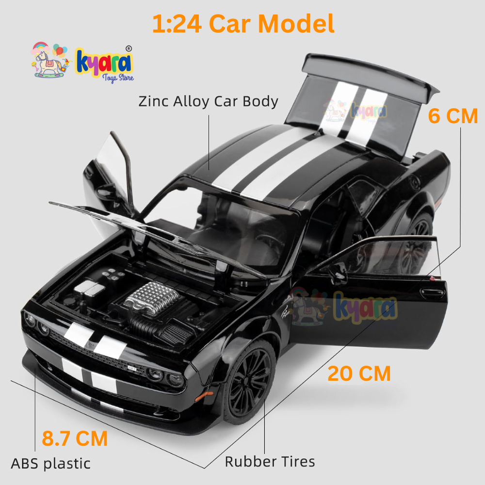 Dodge Challenger SRT Hellcat 1:24 diecast scale model car