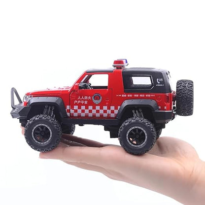 Jeep Police 1:24 Diecast Scale Model Car