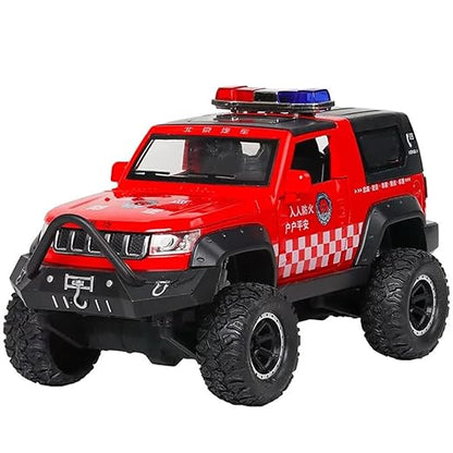 Jeep Police 1:24 Diecast Scale Model Car