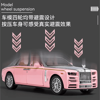 Rolls Royce Phantom Pink 1:24 Diecast Scale Model Car
