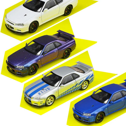 Nissan Skyline R34 GT-R 1:24 diecast scale model car